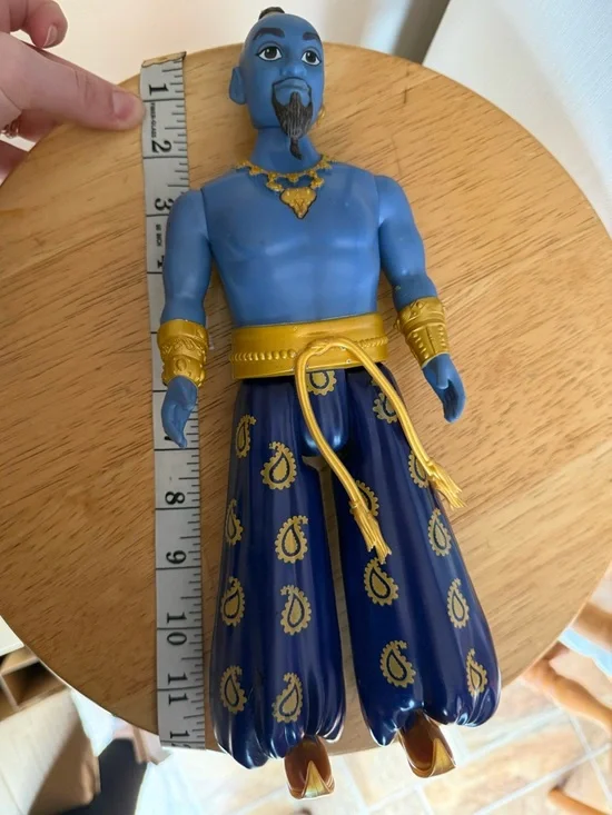 Disney Live Action Aladdin 2018 Hasbro Singing Will Smith Genie Doll Figure 12” - Picture 9 of 9